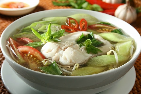 ẩm thực đảo Nam Du:canh chua cá bớp