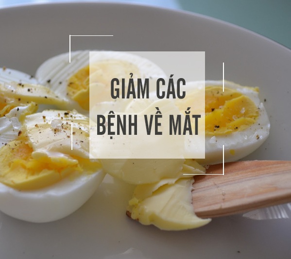 ăn trứng cùng hạt tiêu giúp hạn chế các vấn đề về mắt