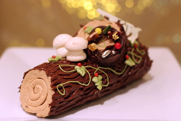 Bánh Bûche de Noël là bánh noel truyền thống của nước Pháp