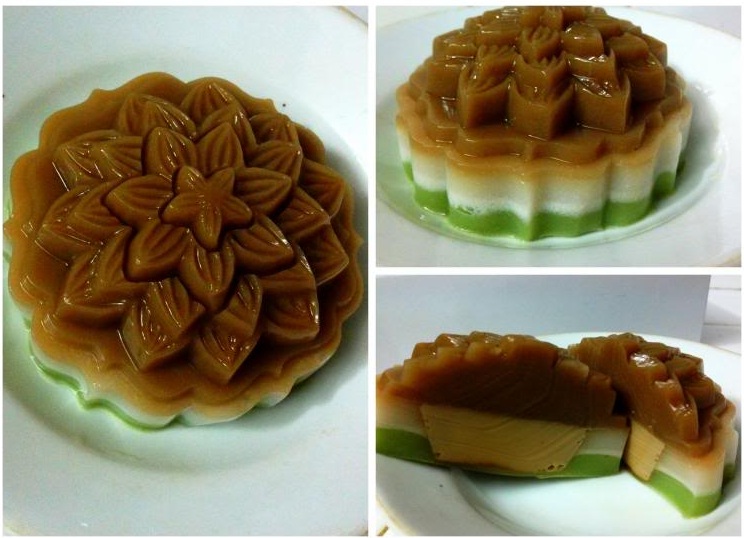 bánh trung thu rau câu nhân flan