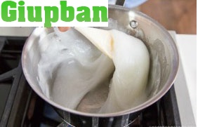 các bước thực hiện warabi mochi