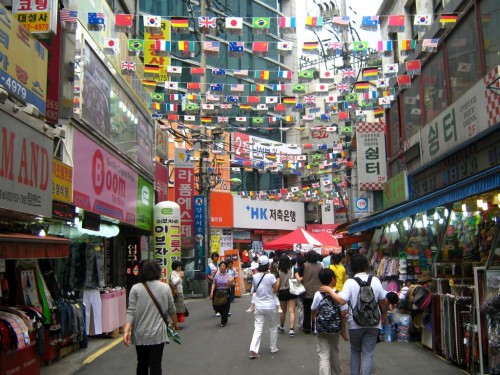 kinh nghiệm du lịch hàn quốc:chợ namdaemun