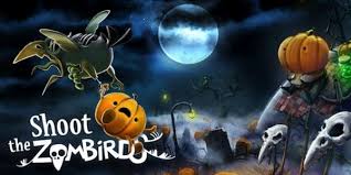 Shoot The Zombirds Là game hay cho điện thoại android trong mùa halloween