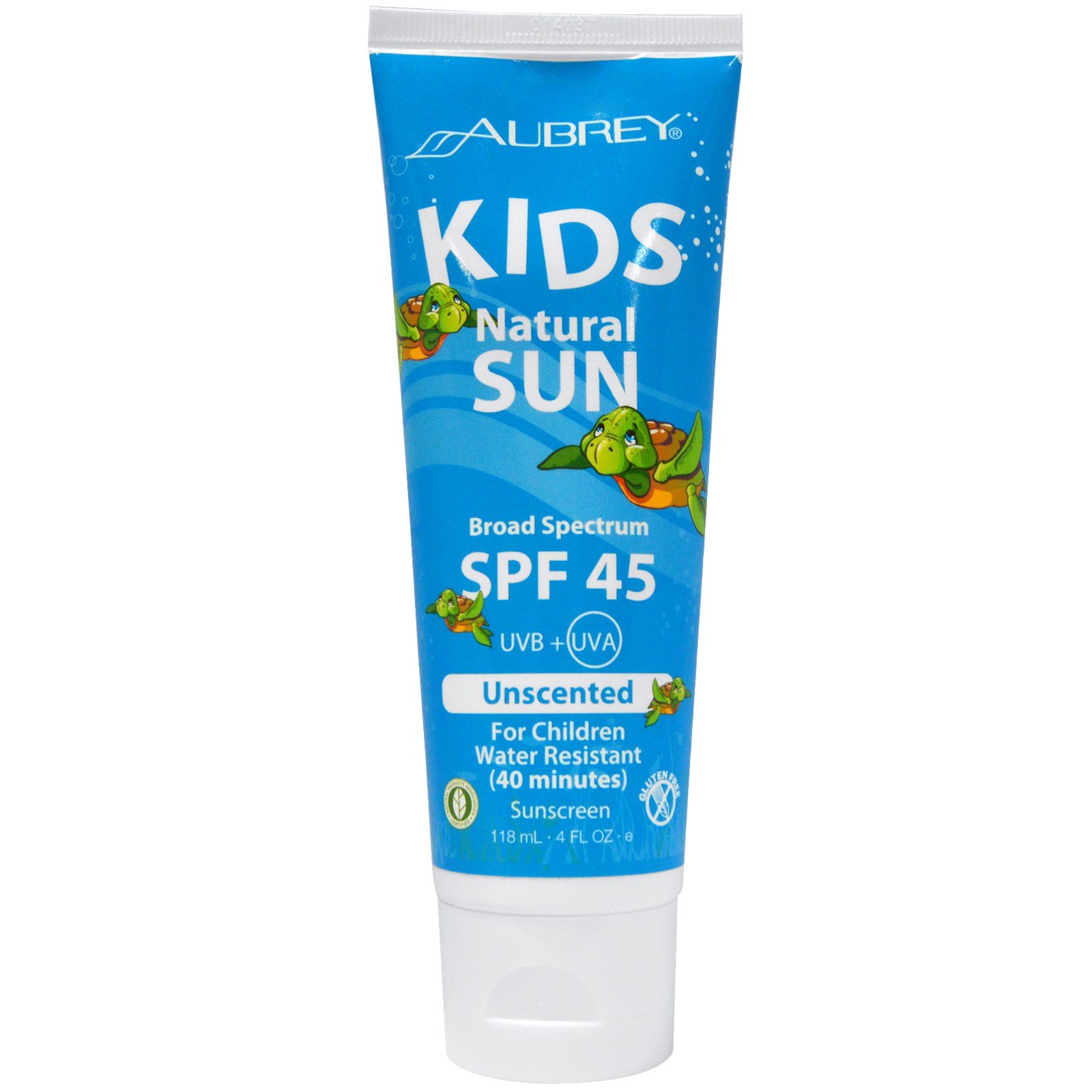 Kem chống nắng Aubrey Organics Natural Sun Sunscreen For Kids, Unscented an toàn và tốt cho trẻ em