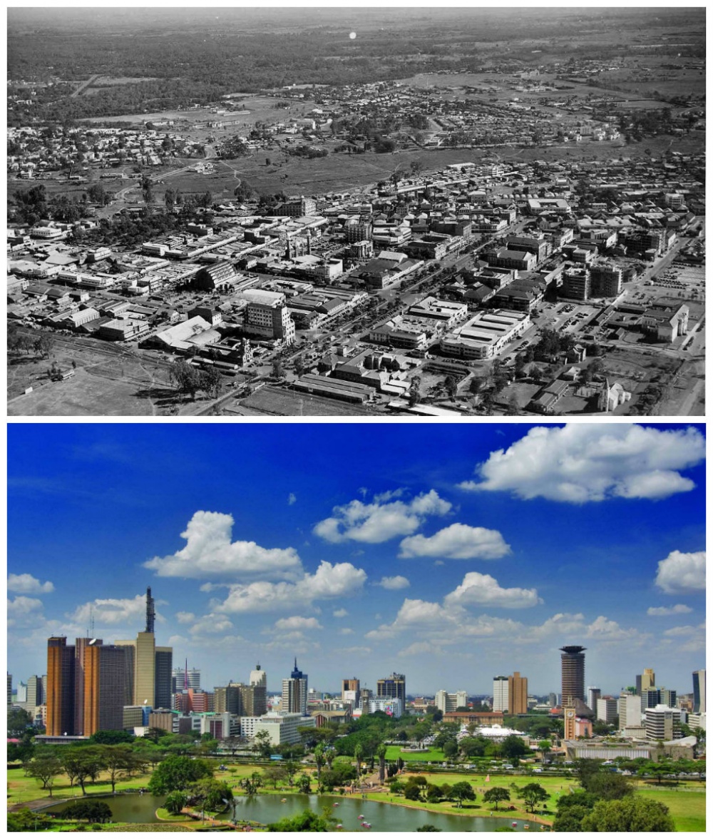 sự thay đổi thần kỳ của Nairobi, Kenya những năm 1960 và ngày nay