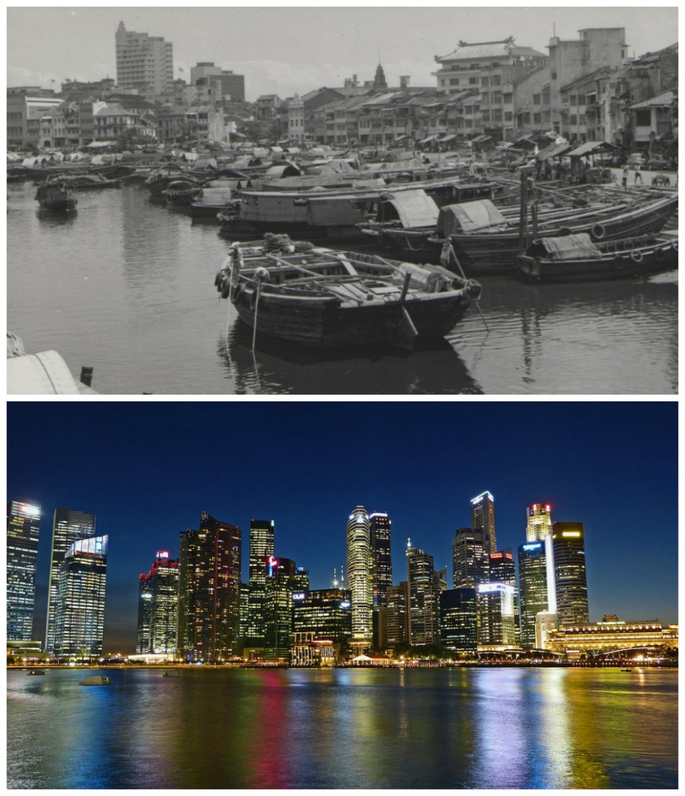 sự thay đổi thần kỳ của Singapore những năm 1960 so với hiện nay