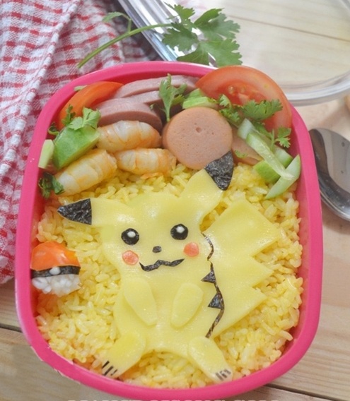 hộp cơm bento pikachu xinh xắn