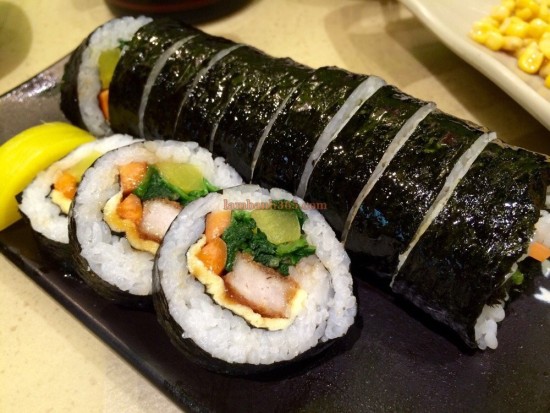 kinh nghiệm du lịch hàn quốc: kimbap