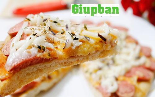 pizza giăm bông thơm ngon hấp dẫn