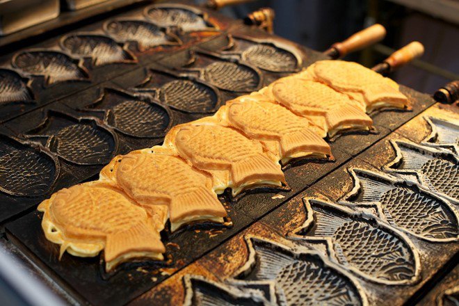 taiyaki là món ăn đặc sắc của người Nhật Bản