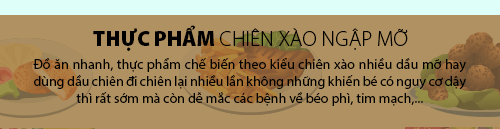 thực phẩm chiên xào