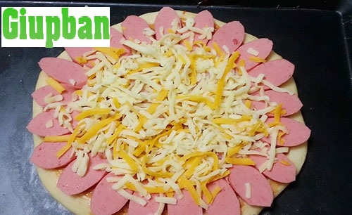 tự làm pizza giăm bông tại nhà