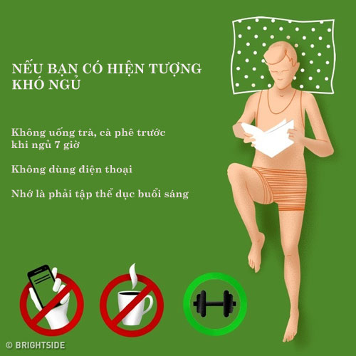 tư thế cho người bị khó ngủ