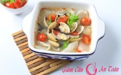 Giảm cân ngon miệng và hấp dẫn với món canh chua nấu nghêu