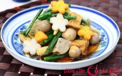 Thực Đơn Giảm Cân Với Món Chay