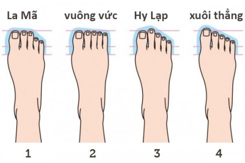 Giúp bạn Nhìn hình dáng bàn chân biết chính xác bạn là người thế nào!