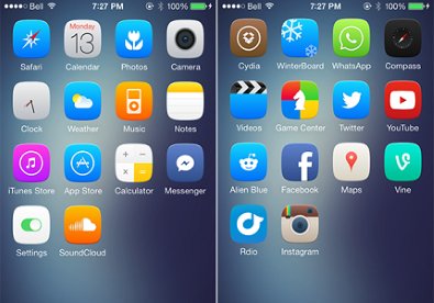 Giúp bạn 9 giao diện Winterboard cực đẹp cho iOS 7