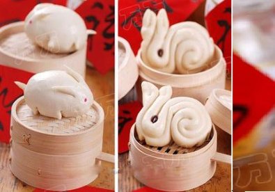 Giúp bạn Bánh bao hình con thỏ cute dành cho con yêu đón Trung thu