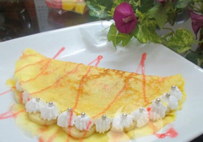 Giúp bạn Bánh crepe chuối cực dễ làm