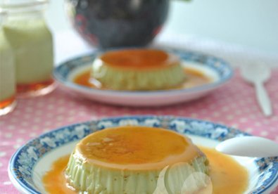 Giúp bạn Bánh flan vị trà xanh thơm ngon