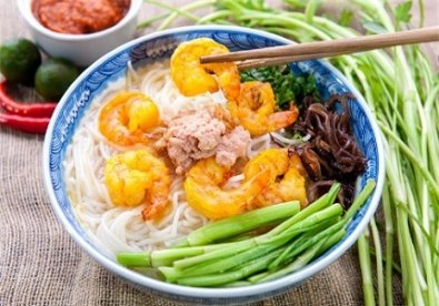 Giúp bạn Bún tôm Hải Phòng cho ngày trở gió