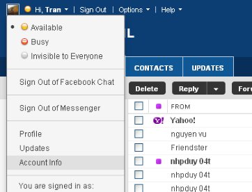 Giúp bạn Cách chuyển đổi ngôn ngữ trong Yahoo! Mail