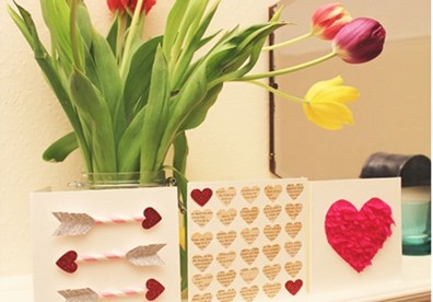 Giúp bạn Cách làm 3 kiểu thiệp đơn giản mà siêu xinh cho ngày Valentine trắng