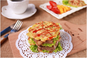 Giúp bạn Cách làm bánh Hamburger bò ngon không cần lò nướng