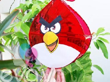 Giúp bạn Cách làm đèn lồng Angry bird tặng bé