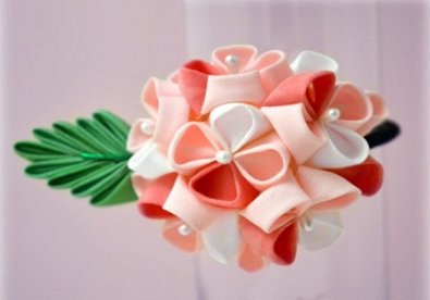 Giúp bạn Cách làm hoa vải kanzashi đơn giản mà xinh xắn