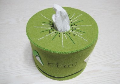 Giúp bạn Cách làm hộp đựng khăn giấy quả kiwi xinh xắn