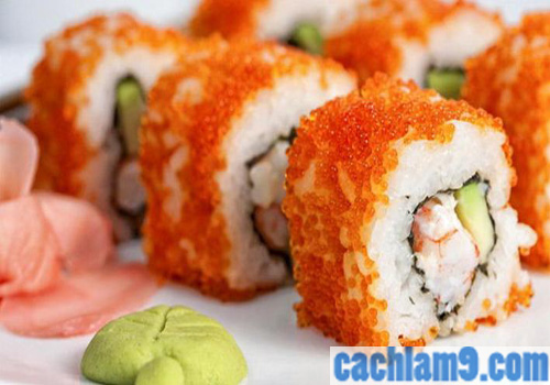 Giúp bạn Cách làm sushi trứng cá ngon đúng phong cách Nhật Bản