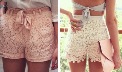 Giúp bạn Cách tự chế short ren 'hot trend' ngày Thu