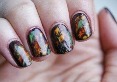 Giúp bạn Cách vẽ nail loang màu cực 