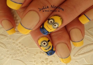 Giúp bạn Cách vẽ nail minions dễ thương kinh khủng (Video)