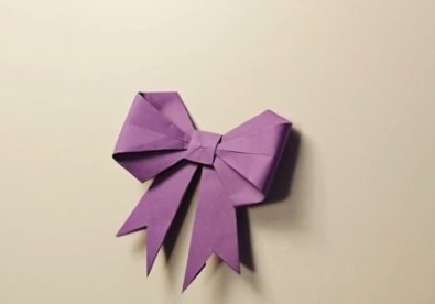 Giúp bạn Cách xếp chiếc nơ giấy Origami