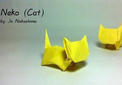 Giúp bạn Cách xếp mèo giấy theo phong cách Origami