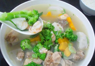 Giúp bạn Canh sườn thập cẩm hấp dẫn