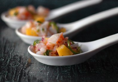 Giúp bạn Ceviche tôm - món gỏi 