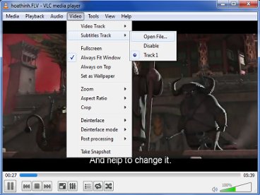 Giúp bạn Chèn phụ đề vào Windows Media Player và VLC Media Player