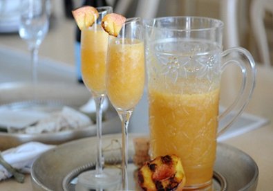 Giúp bạn Cocktail Bellini đào nướng