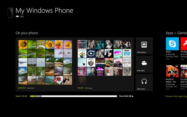 Giúp bạn Đồng bộ dữ liệu giữa Windows Phone 8 và Pc thế nào?