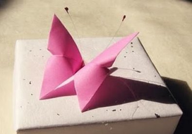 Giúp bạn Học gấp chú bướm xinh theo phong cách Origami