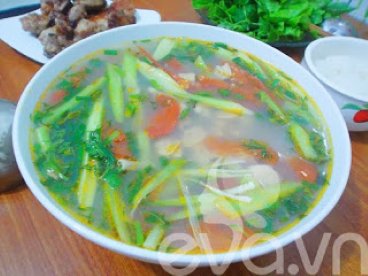 Giúp bạn Hướng dẫn nấu canh ngao chua dọc mùng