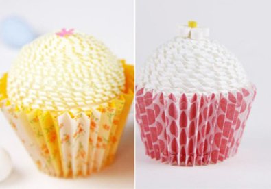 Giúp bạn Làm hộp quà đựng kẹo hình bánh cupcake