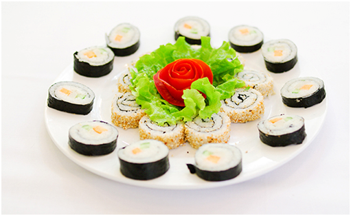 Giúp bạn Làm sushi chay?