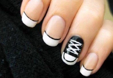 Giúp bạn Mẫu nail dành cho tín đồ giày Converse