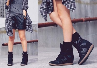 Giúp bạn Mix đồ với giày wedge sneaker sành điệu cho ngày Tết