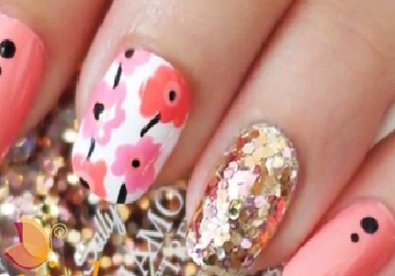 Giúp bạn Nail hoa Marimekko