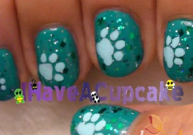 Nail họa tiết cún cưng cực yêu